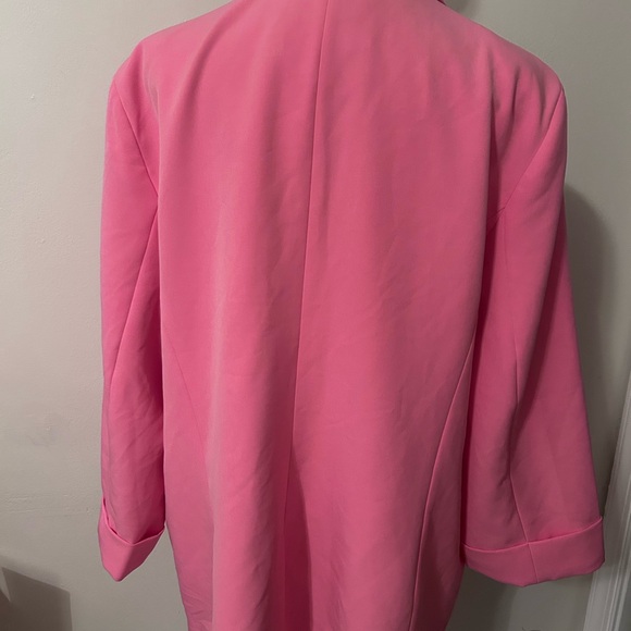 Apt. 9 Bright Pink Open-Front Blazer - Picture 2 of 3